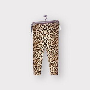 NWT Women’s Animal Print Capri Stretch Legging Large